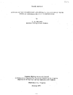A Study of the Morphology and Sediment Conditions of Ponds Prior to Upstream Highway Construction