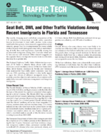 Seat Belt DWI and Other Traffic Violations among Recent Immigrants in Florida and Tennessee Traffic Tech
