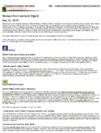 Human Environment Digest May 16 2018