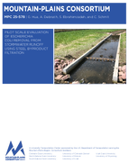 Pilot Scale Evaluation of Escherichia Coli Removal from Stormwater Runoff Using Steel Byproduct Filtration
