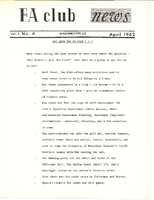 FA Club News April 1962