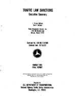 Traffic Law Sanctions Executive Summary