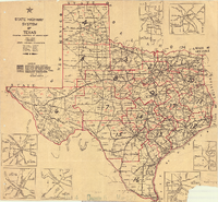State Highway System of Texas Showing Condition of Improvement February 1 1928