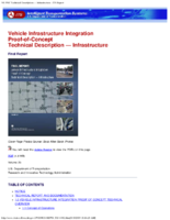 Vehicle Infrastructure Integration ProofofConcept Technical Description  Infrastructure