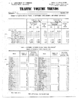 Traffic Volume Trends September 1957