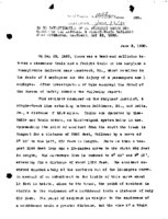 Interstate Commerce Commission Report of the Accident  Investigation Occurring on the MARYLAND AND PENNSYLVANIA RAILROAD WOODBROOK MD