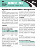 Nighttime Seat Belt Enforcement in Washington State Traffic Tech