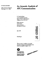 An Acoustic Analysis of ATC Communication