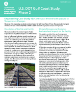 US DOT Gulf Coast Study Phase 2 Engineering Case Study 10 Continuous Welded Rail Exposure to Temperature Changes