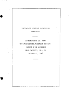 Interstate Commerce Commision Report of the Accident  Investigation Occuring on the PENNSYLVANIA RAILROAD LANDOVER MD