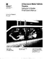 A Course on Motor Vehicle Trauma Instructors GuideFinalUsers Manual