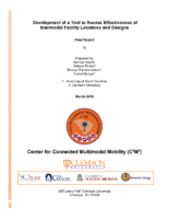 Development of a Tool to Assess Effectiveness of Intermodal Facility Locations and Designs