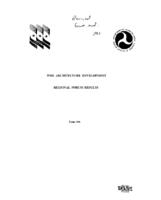 IVHS Architecture Development Regional Forum Results