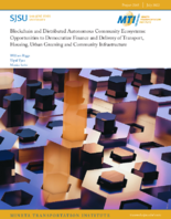 Blockchain and Distributed Autonomous Community Ecosystems Opportunities to Democratize Finance and Delivery of Transport Housing Urban Greening and Community Infrastructure
