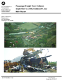 PassengerFreight train collision September 12 2008 Chatsworth CA  main report and appendices