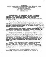 Deputy Secretary of Transportation Elaine Chao Speeches July 1990