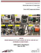 Performance Evaluation of SP95 and SP125 Superpave Mixtures