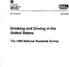 Drinking and Driving in the United States The 1996 National Roadside Survey