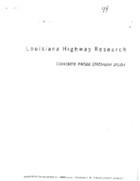 Concrete probestrength study  final report