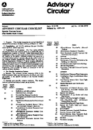 AC 002WW Advisory Circular Checklist Special Canvass Issue