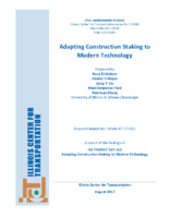 Adapting construction staking to modern technology  final report