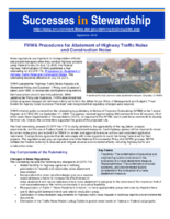 Successes in Stewardship  FHWA Procedures for Abatement of Highway Traffic Noise and Construction Noise