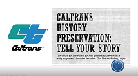 Caltrans History Preservation Tell Your Story