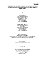 Assessing the Effectiveness of Advanced Traveler Information on Older Driver Travel Behavior and Mode Choice