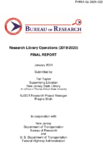 Research Library Operations 20192020