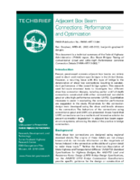 Adjacent Box Beam Connections  Performance and Optimization  techbrief