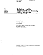 Enlisting Health Departments in Highway Safety Programs