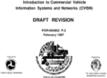 Introduction to Commercial Vehicle Information Systems and Networks CVISN Draft Revision 1997
