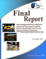 Inferring HighResolution Individuals Activity and Trip Purposes with the Fusion of Social Media Land Use and Connected Vehicle Trajectories