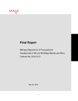 Development of 3D and 4D Bridge Models and Plans