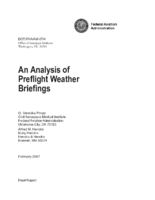 An Analysis of Preflight Weather Briefings