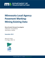 Minnesota Local Agency Pavement Marking  Mining Existing Data