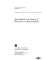 HeatAffected Zone Studies Of Thermally Cut Structural Steels