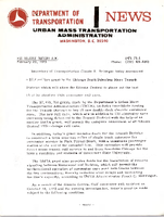 Department of Transportation News Urban Mass Transportation Administration UMTA 735