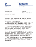 UMTA Awards 16 Million in Mass Transit Grants