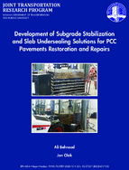 Development of Subgrade Stabilization and Slab Undersealing Solutions for PCC Pavements Restoration and Repairs