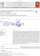 A Machine Learning Framework for DropIn Volume Swell Characteristics of Sustainable Aviation Fuel