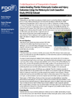 Understanding Florida Motorcycle Crashes and Injury Outcomes Using the Motorcycle Crash Causation Study MCCS Dataset Summary