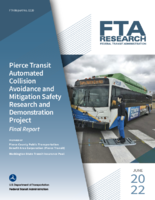 Pierce Transit Automated Collision Avoidance and Mitigation Safety Research and Demonstration Project Final Report