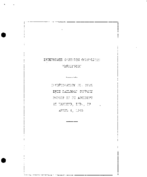 Interstate Commerce Commision Report of the Accident  Investigation Occuring on the ERIE RAILROAD HAMMOND IN