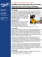 Feasibility of Using Video Image Detectors for Ramp Signal Operations and Performance Monitoring Project Summary