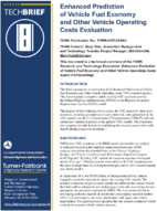 Enhanced Prediction of Vehicle Fuel Economy and Other Vehicle Operating Costs Evaluation tech brief