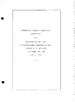 Interstate Commerce Commision Report of the Accident  Investigation Occuring on the PENNSYLVANIA RAILROAD WORKS PA