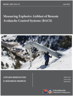 Measuring Explosive Airblast of Remote Avalanche Control Systems RACS