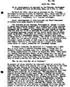 Interstate Commerce Commission Report of the Accident  Investigation Occurring on the CHICAGO BURLINGTON AND QUINCY RAILROAD WAKELY WY