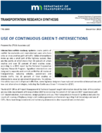 Use of Continuous Green TIntersections Transportation Research Synthesis